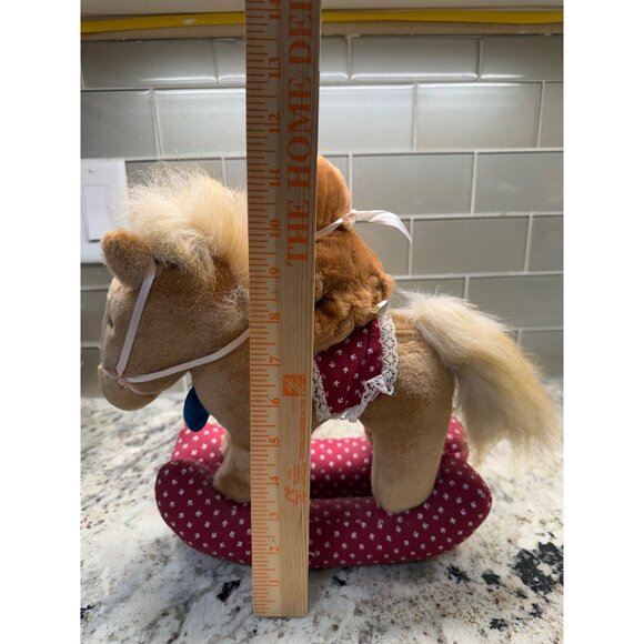 VTG Dakin Bear & Friend Horse Plush Rocker Toy 1985 Americana Collectible gift - Picture 10 of 11